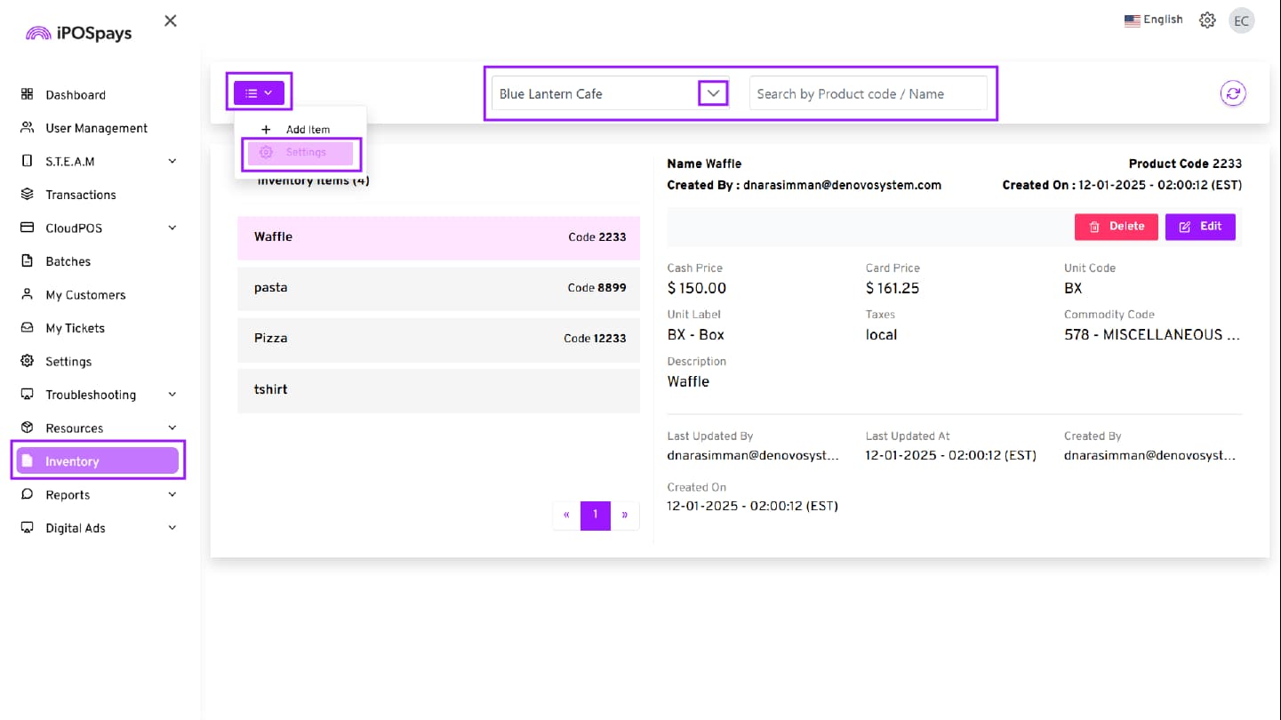 How to Enable Tax on iPOSpays | Knowledge Base iPOSpays